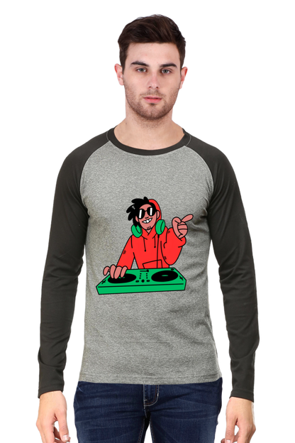 Say Goodbye to Boring Tees with Bluelander's Raglan Cotton Full Sleeve T-Shirt!
