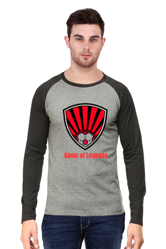 Bluelander's Raglan Cotton Full Sleeve Tee - Uplifting Your Style to Glamorous Heights!
