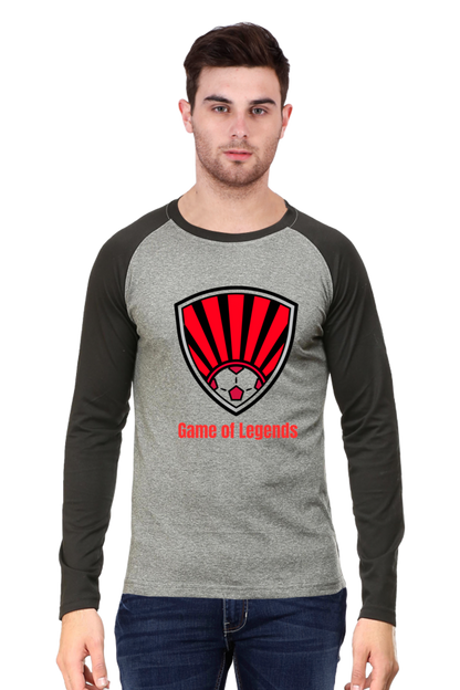 Bluelander's Raglan Cotton Full Sleeve Tee - Uplifting Your Style to Glamorous Heights!