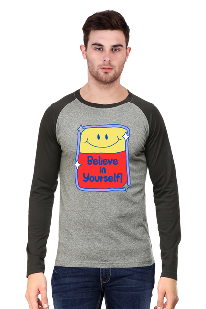 Raglan Rhythm: Dance Through Life with Bluelander's Raglan Cotton Full Sleeve Tee!