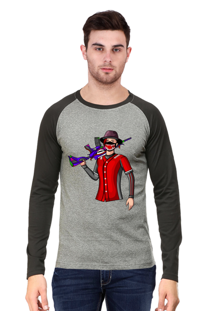 Elevate Your Fashion: Bluelander's Raglan Cotton Full Sleeve T-Shirts!