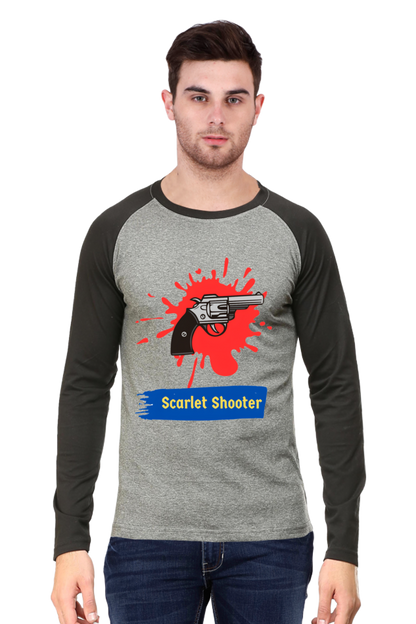 Elevate Your Look: Bluelander's Raglan Full Sleeve Cotton T-Shirt for Timeless Style!