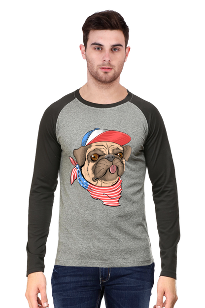 Redefine Fashion: Bluelander's Raglan Cotton Full Sleeve T-Shirt!