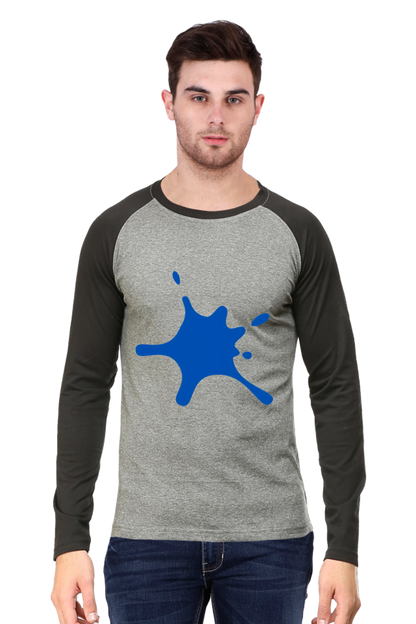 Color Splash Fun: Dive into Bluelander's Raglan Cotton Full Sleeve T-Shirts!