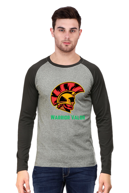 Elevate Your Style: Bluelander's Raglan Cotton Full Sleeve T-Shirt with Enhanced Design!