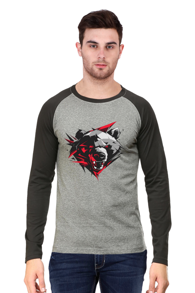 Pushing Fashion Boundaries: Bluelanders Premium Raglan Cotton Full-Sleeve T-Shirt for Men and Boys