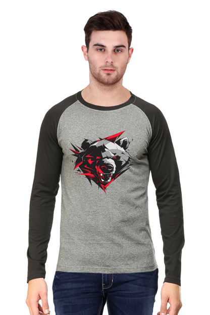 Pushing Fashion Boundaries: Bluelanders Premium Raglan Cotton Full-Sleeve T-Shirt for Men and Boys