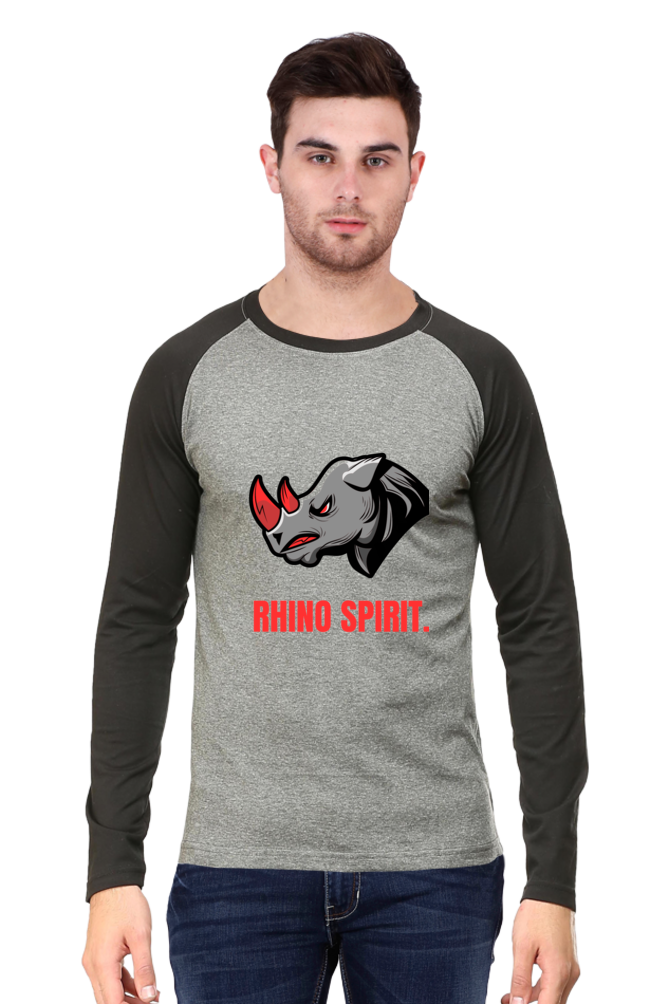 Unleash Your Inner Strength: Bluelander's Raglan Cotton Full Sleeve Tee - Elevate Your Style!