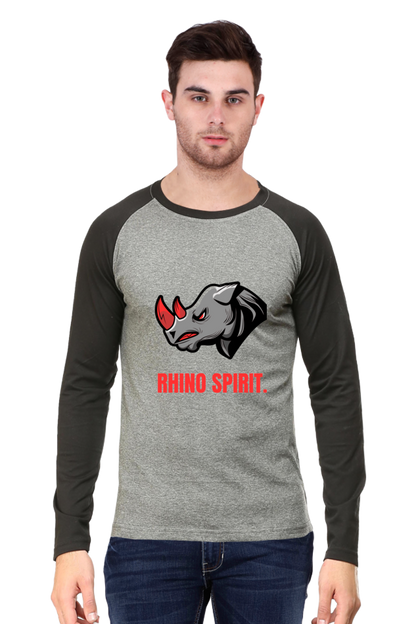 Unleash Your Inner Strength: Bluelander's Raglan Cotton Full Sleeve Tee - Elevate Your Style!