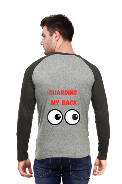 Elevate Your Backstyle: Bluelander's Enhanced Design Raglan Full Sleeve Tee – Step Out with Confidence.