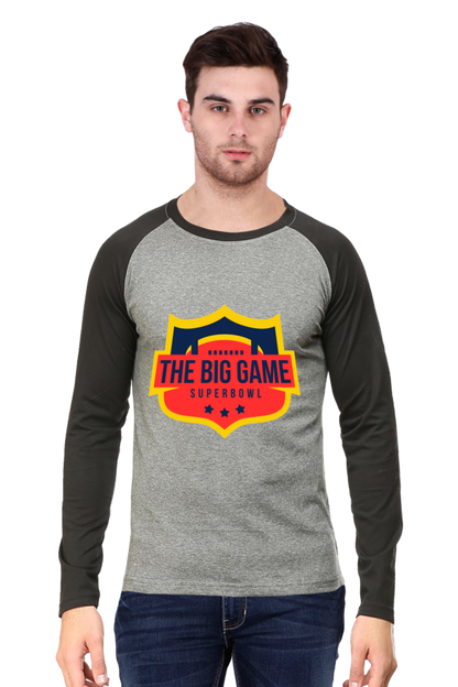 Make a Bold Fashion Statement with Bluelander's Raglan Cotton Full Sleeve T-Shirts!
