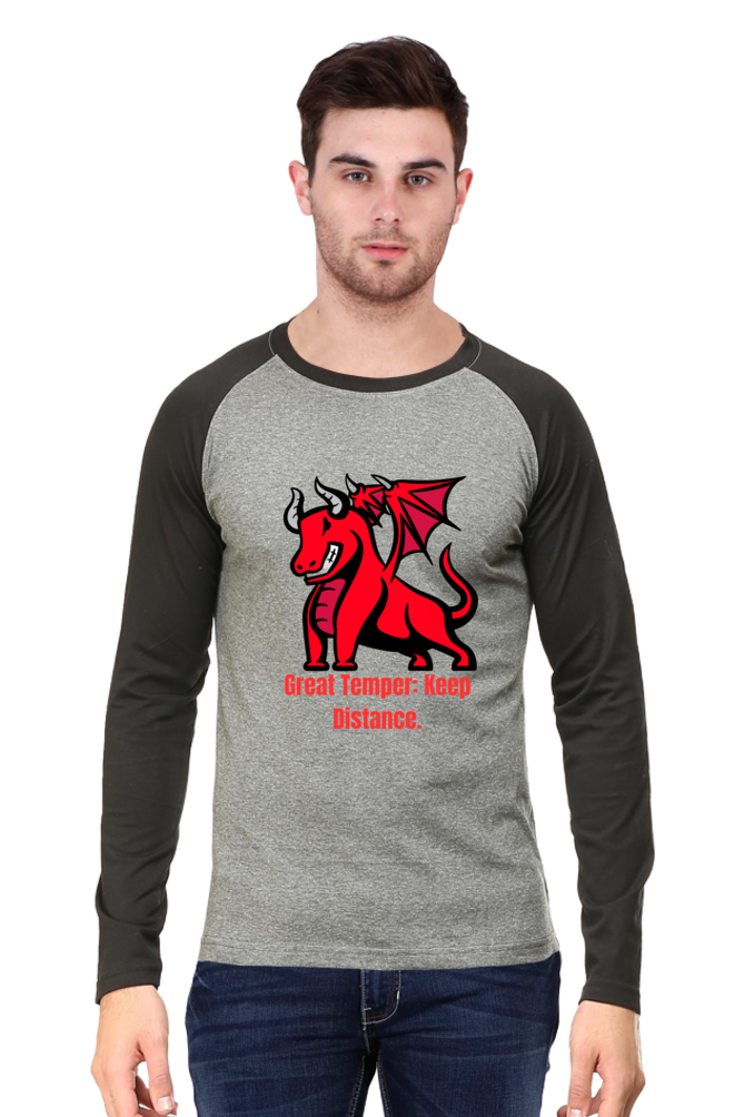 Bluelander's Raglan Cotton Full Sleeve Tee - Raising Your Style Bar to Glamorous Heights!