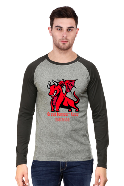 Bluelander's Raglan Cotton Full Sleeve Tee - Raising Your Style Bar to Glamorous Heights!
