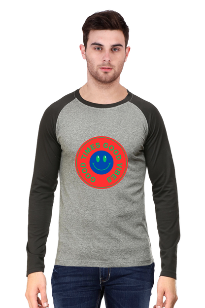 Revolutionize Your Style with Bluelander's Raglan Cotton Full Sleeve T-Shirts!