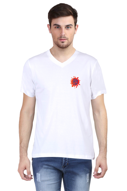 Make a Statement: Bluelander's V Neck Cotton Half Sleeve T-Shirts - Redefining Fashion with Futuristic Designs!