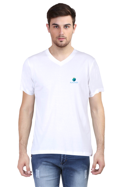 Elevate Your Casual Style: Bluelander's V Neck Cotton Half Sleeve T-Shirts