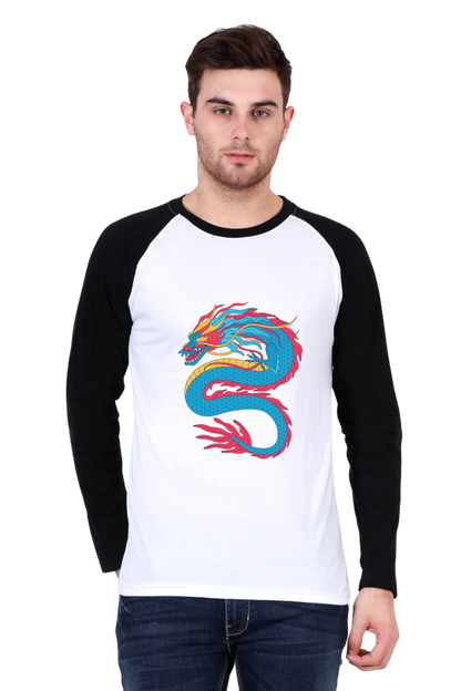 Bluelander's Raglan Cotton Full Sleeve Tee - Unleash Fashion Forward Comfort!