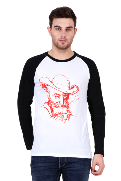 Step into the Future of Fashion with Bluelander's Raglan Cotton Full Sleeve T-Shirts!