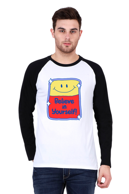 Raglan Rhythm: Dance Through Life with Bluelander's Raglan Cotton Full Sleeve Tee!