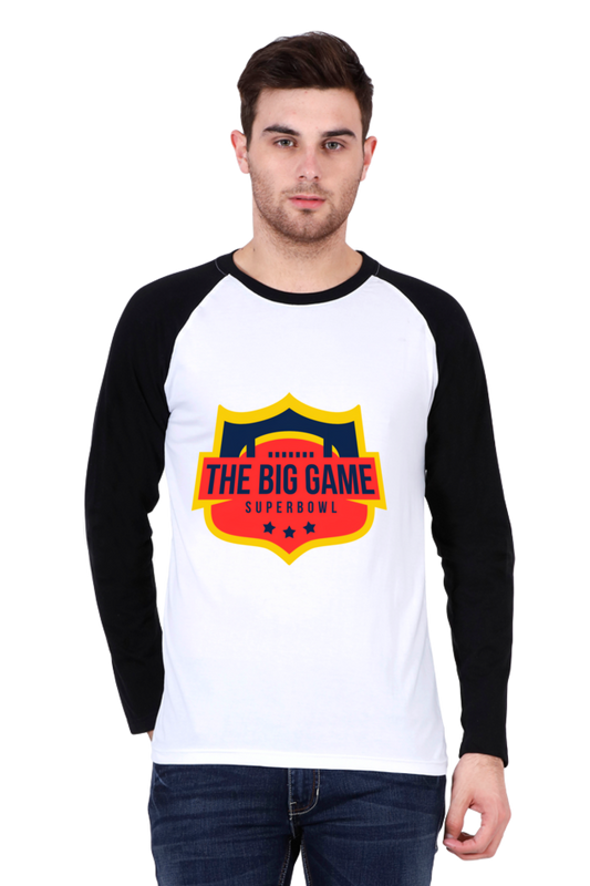Make a Bold Fashion Statement with Bluelander's Raglan Cotton Full Sleeve T-Shirts!