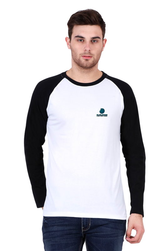 Experience Superior Comfort: Bluelander Raglan Full Sleeve T-Shirt | 100% Cotton | Pre-Shrunk & Bio Washed | Shop Now!