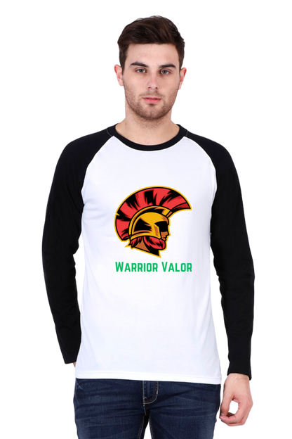 Elevate Your Style: Bluelander's Raglan Cotton Full Sleeve T-Shirt with Enhanced Design!