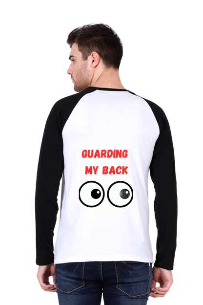 Elevate Your Backstyle: Bluelander's Enhanced Design Raglan Full Sleeve Tee – Step Out with Confidence.