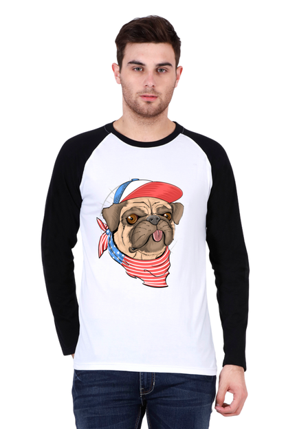 Redefine Fashion: Bluelander's Raglan Cotton Full Sleeve T-Shirt!