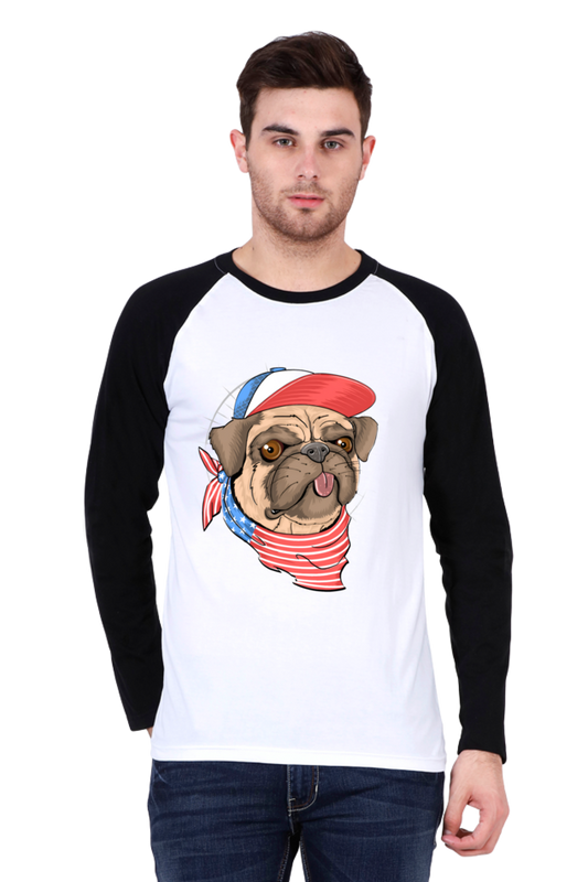 Redefine Fashion: Bluelander's Raglan Cotton Full Sleeve T-Shirt!