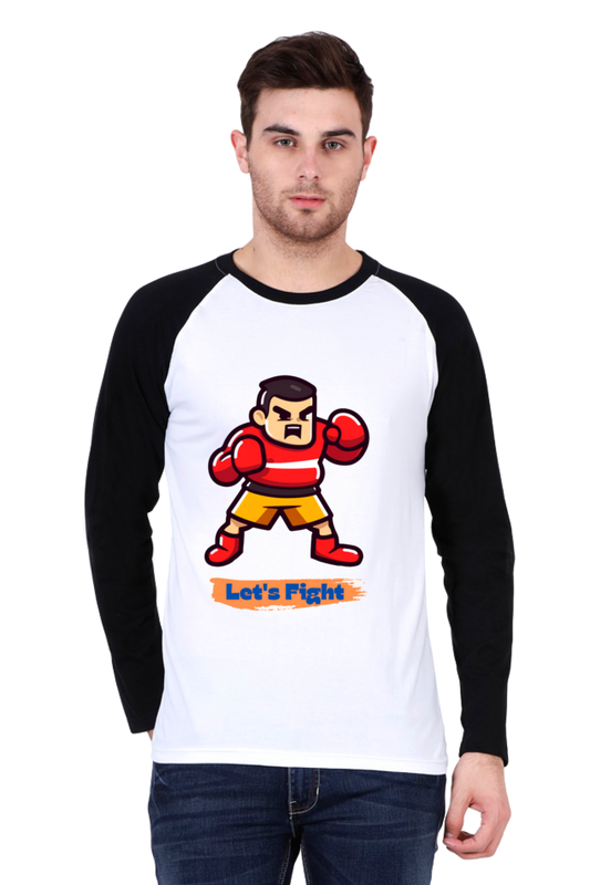 Step into Tomorrow's Fashion: Bluelander's Raglan Cotton Full Sleeve T-Shirt Leads the Way!