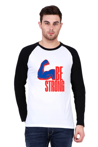 Stay Strong, Stay Stylish: Bluelander Raglan Full Sleeve T-Shirt – Elevate Your Comfort and Resilience with Supreme Design.
