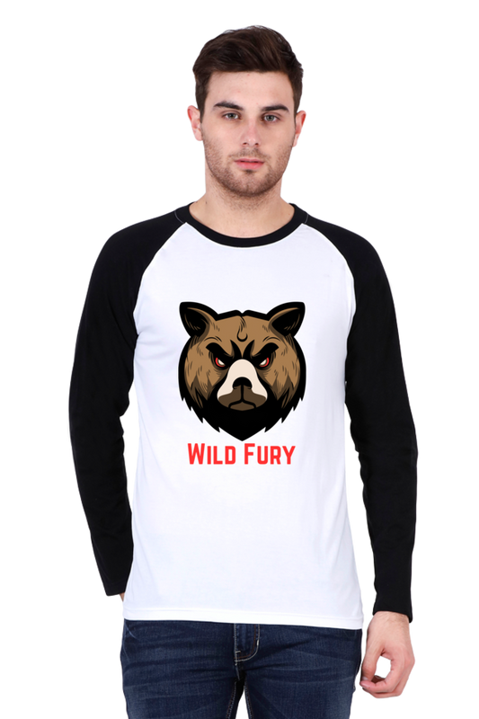 Farewell to Ordinary Tees: Elevate Your Look with Bluelander's Raglan Cotton Full Sleeve T-Shirt!