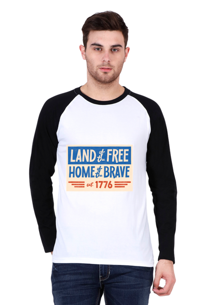 Bluelander's Raglan Cotton Full Sleeve T-Shirt, Elevate Your Fashion Game!