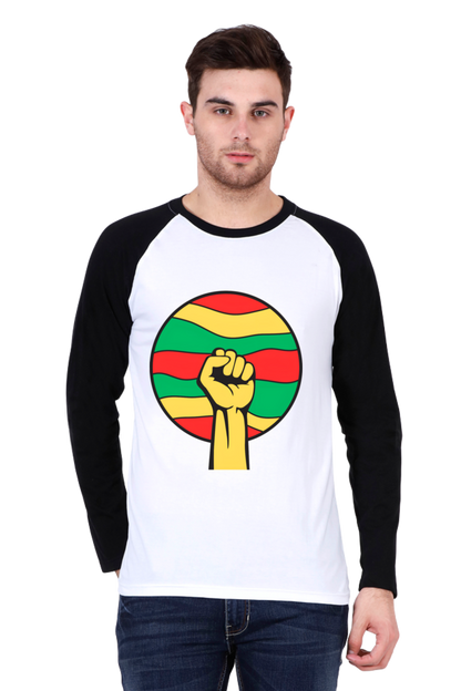 Unleash Your Style with Bluelander's Raglan Cotton Full Sleeve T-Shirt: Get Noticed Wherever You Go!