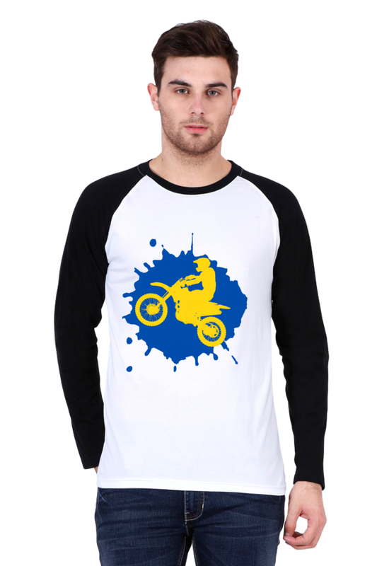 Express Your Unique Style with Bluelander's Raglan Cotton Full Sleeve T-Shirts!