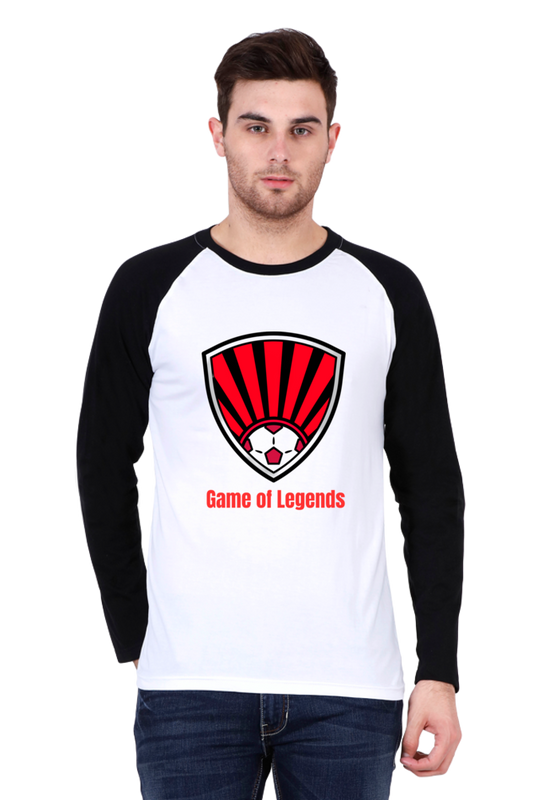 Bluelander's Raglan Cotton Full Sleeve Tee - Uplifting Your Style to Glamorous Heights!