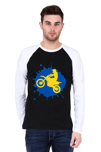 Express Your Unique Style with Bluelander's Raglan Cotton Full Sleeve T-Shirts!