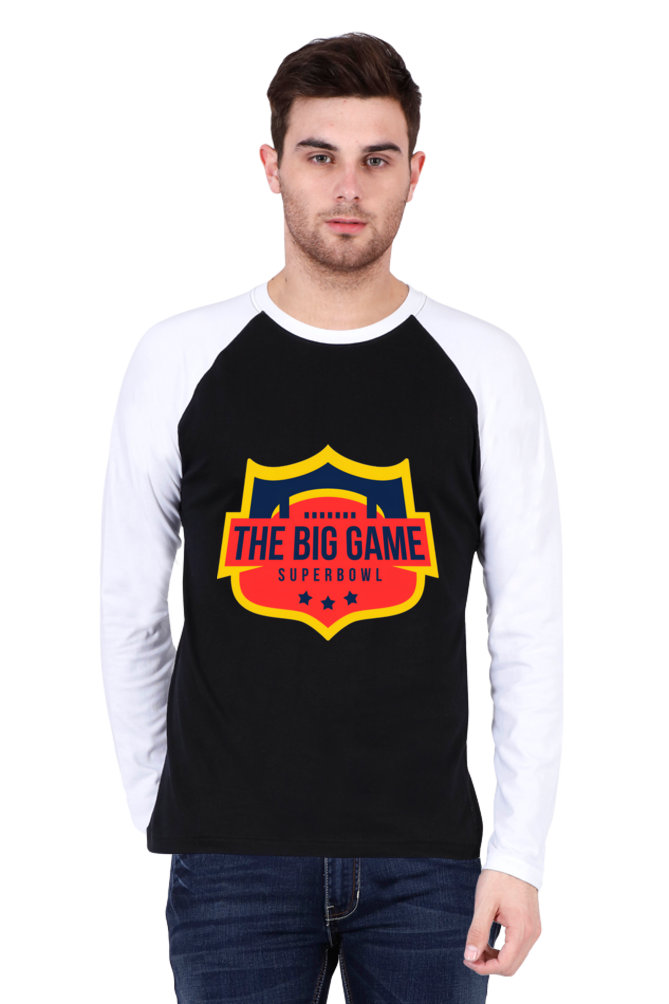 Make a Bold Fashion Statement with Bluelander's Raglan Cotton Full Sleeve T-Shirts!