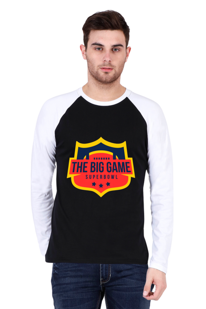 Make a Bold Fashion Statement with Bluelander's Raglan Cotton Full Sleeve T-Shirts!