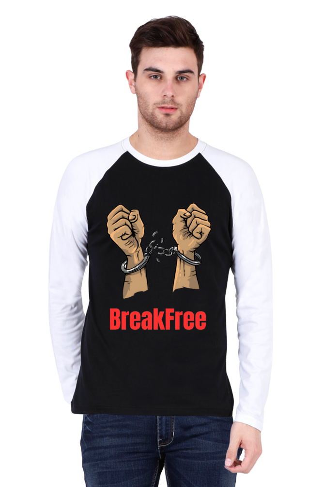 Bluelander's Raglan Cotton Full Sleeve T-Shirt: Unleash Revolutionary Designs, Set the Trend!