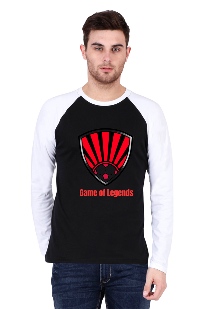 Bluelander's Raglan Cotton Full Sleeve Tee - Uplifting Your Style to Glamorous Heights!