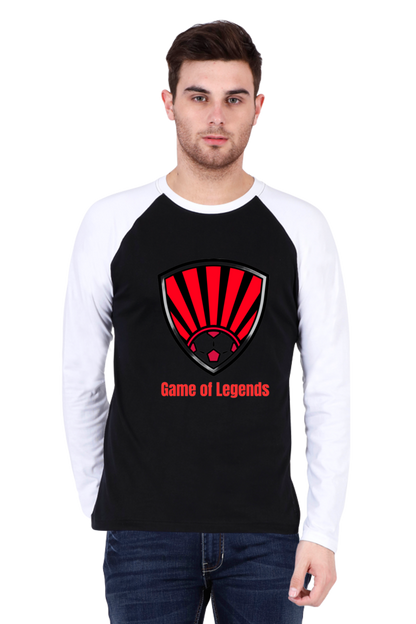 Bluelander's Raglan Cotton Full Sleeve Tee - Uplifting Your Style to Glamorous Heights!