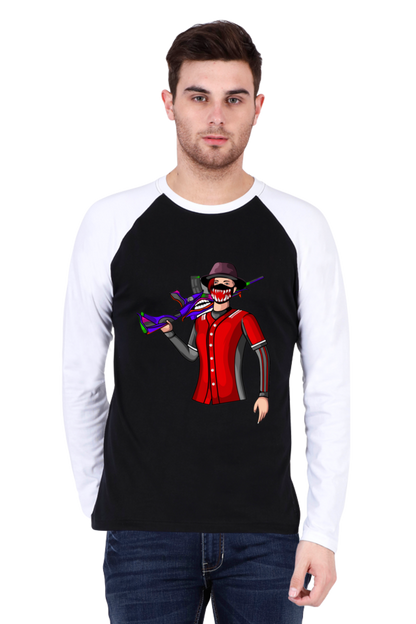 Elevate Your Fashion: Bluelander's Raglan Cotton Full Sleeve T-Shirts!