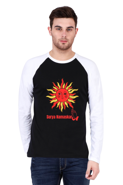 Color Your World with Comfort: Bluelander's Raglan Cotton Full Sleeve Tee!