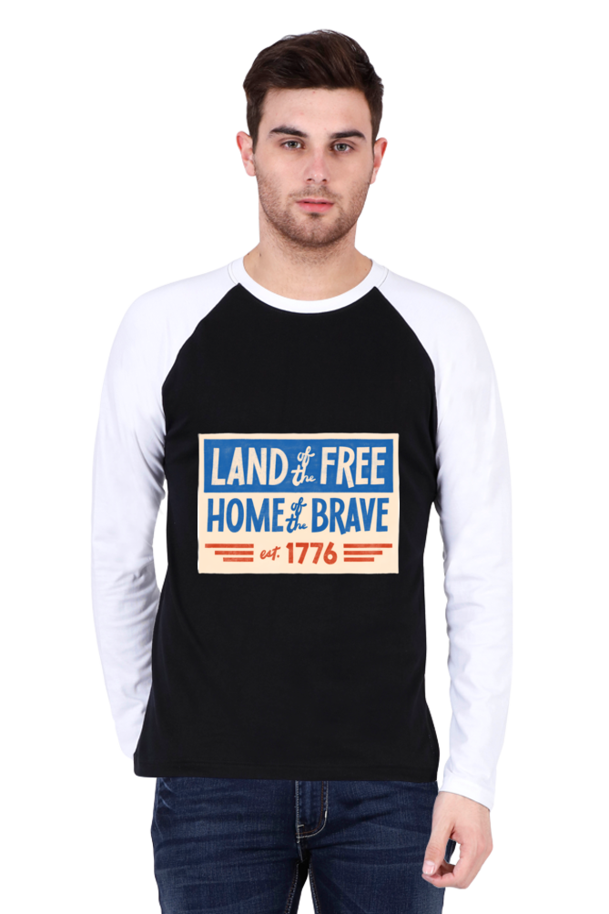 Bluelander's Raglan Cotton Full Sleeve T-Shirt, Elevate Your Fashion Game!