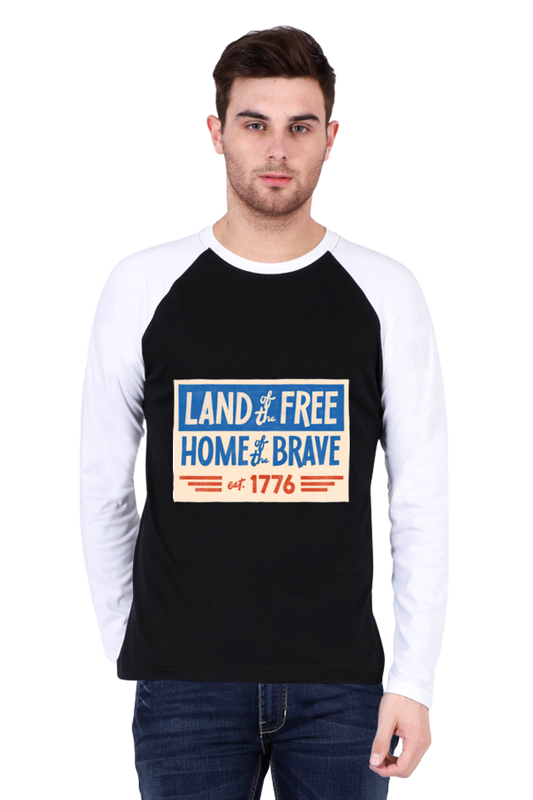 Bluelander's Raglan Cotton Full Sleeve T-Shirt, Elevate Your Fashion Game!