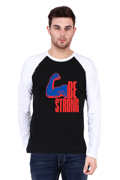 Stay Strong, Stay Stylish: Bluelander Raglan Full Sleeve T-Shirt – Elevate Your Comfort and Resilience with Supreme Design.