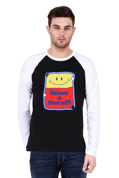 Raglan Rhythm: Dance Through Life with Bluelander's Raglan Cotton Full Sleeve Tee!