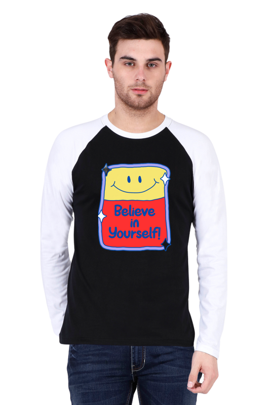 Raglan Rhythm: Dance Through Life with Bluelander's Raglan Cotton Full Sleeve Tee!