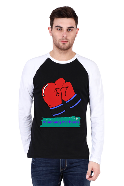 Bluelander's Raglan Cotton Full Sleeve T-Shirt: Elevate Your Style, Make a Statement!